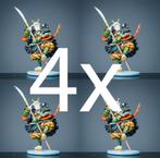 Vier Samurai strijders, Antiek en Kunst, Ophalen of Verzenden