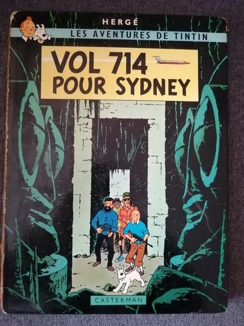 TINTIN Vol 714 pour Sydney  Edition original 2ème tirage1968, Boeken, Stripverhalen, Gelezen, Eén stripboek, Verzenden