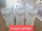 6 glazen Minute Maid

(5 euro samen), Ophalen of Verzenden, Gebruikt