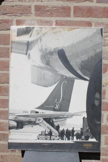 Affiche promotionnelle du Boeing 707 de la SABENA