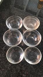 6 dessertkommetjes voor 1e, Huis en Inrichting, Ophalen of Verzenden, Zo goed als nieuw