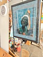2 maal kunst van dezelfde kunstenaar.naam A.G, Antiek en Kunst, Kunst | Schilderijen | Modern, Ophalen