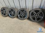 6mm! Originele Mercedes A35 W177 AMG 4Matic 18 inch zwarte v, Auto-onderdelen, Banden en Velgen, 18 inch, Gebruikt, -, -
