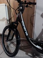 Elektrische vrouwenfiets Minerva, Fietsen en Brommers, Elektrische fietsen, 51 tot 55 cm, Ophalen, Zo goed als nieuw, 30 tot 50 km per accu