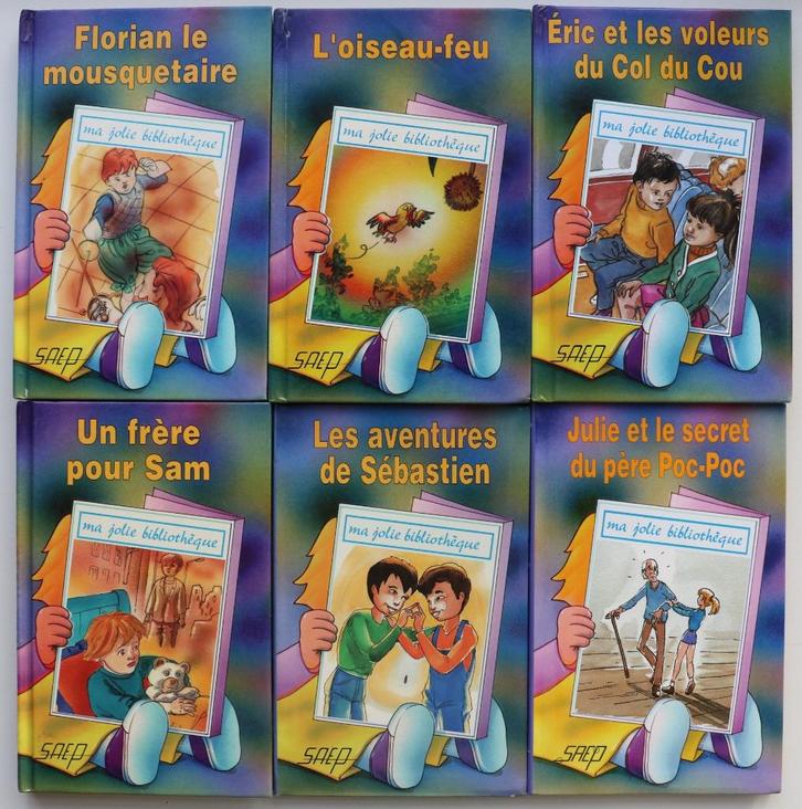 Ma Jolie Bibliothèque : lot de 6 livres (5 à 9 ans), Boeken, Kinderboeken | Jeugd | onder 10 jaar, Gelezen, Fictie algemeen, Ophalen of Verzenden