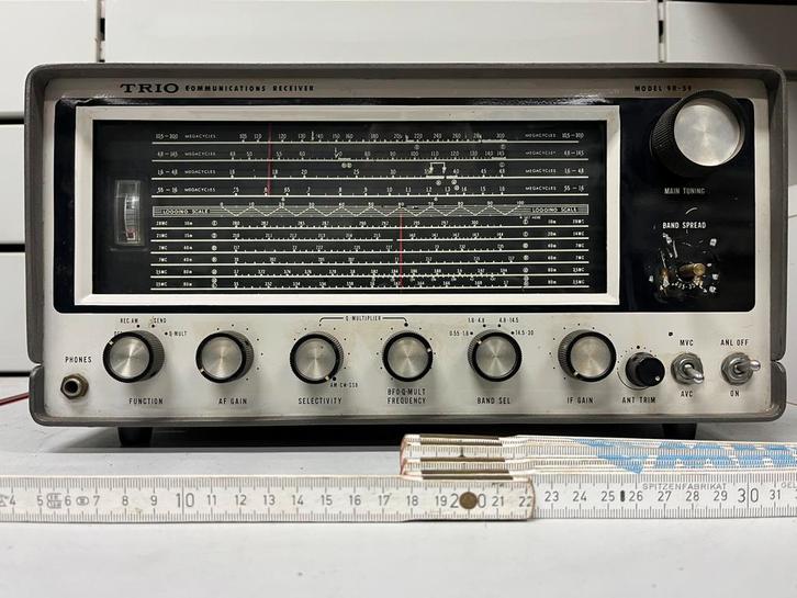 Vintage Trio 9R-59 radio-ontvanger (Kenwood), Audio, Tv en Foto, Stereoketens, Ophalen