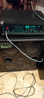 Trace and elliot head ah 300-7 en cabinet basgitaar, Ophalen, Gebruikt, Basgitaar, 100 watt of meer