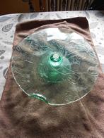 vintage  taarten schotel in glas, Enlèvement, Autres types