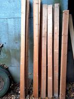Houten schroten planchetten groenen, tand groef, Doe-het-zelf en Bouw, Hout en Planken, Ophalen, Gebruikt, Minder dan 25 mm, Grenen
