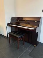 Buffet Piano Maeari U810, 108cm hoogte compact 2de hands, Gebruikt, Piano, Hoogglans, Bruin