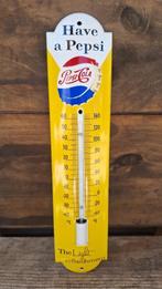 Pepsi Cola geëmailleerde thermometer, Nieuw, Verpakking, Ophalen of Verzenden