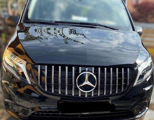 AMG grill zwart - chrome Mercedes Vito 2020 - 2024, Auto diversen, Tuning en Styling, Ophalen of Verzenden