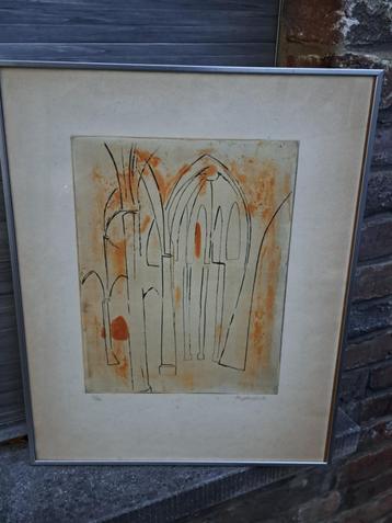 Gravure signe max hagetschweiler beschikbaar voor biedingen