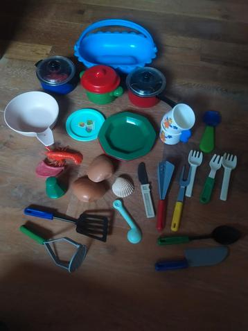 Dînette, Enlèvement ou Envoi, Utilisé, Plastique