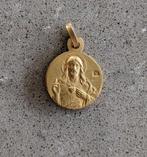 Médaillon, pendentif Jésus Sacré Coeur plaqué or, France, Enlèvement ou Envoi