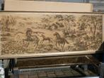 Doek met paarden, Antiek en Kunst, Kunst | Schilderijen | Klassiek, Ophalen