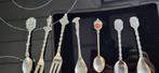 Souvenir lepels  12 lepels + 2 vorkjes, Ophalen of Verzenden