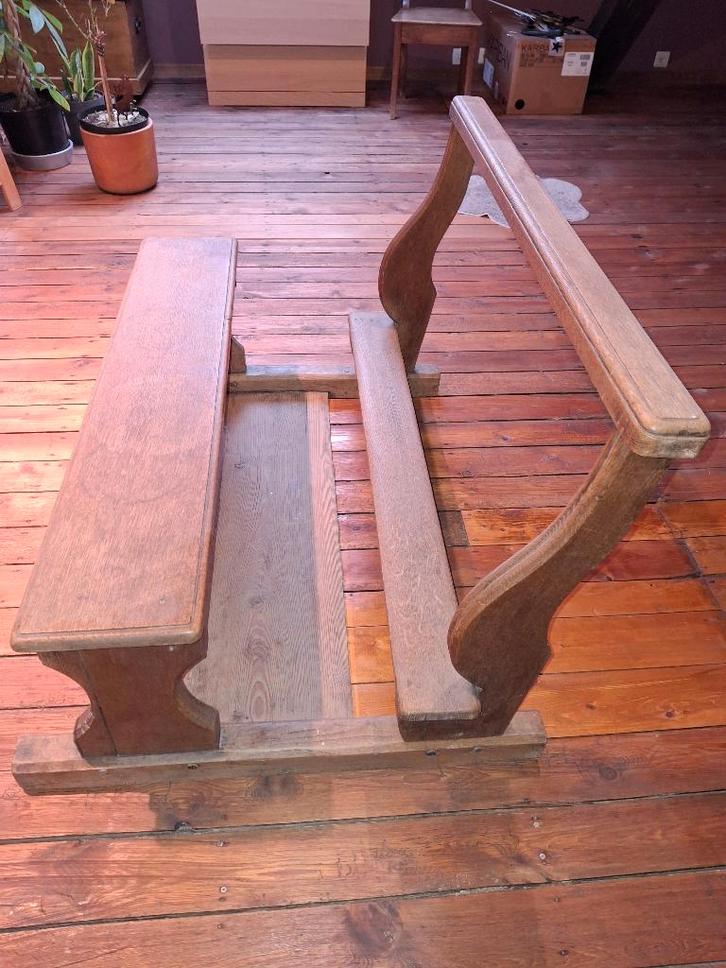 vueux banc d'église en chêne, Maison & Meubles, Maison & Meubles | Autre, Utilisé, Enlèvement