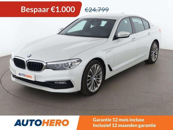 BMW 5 Serie 530 530e Sport Line (bj 2018, automaat), Auto's, BMW, Te koop, 5 Reeks, ABS, Achteruitrijcamera, Airbags, Airconditioning