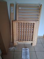 Kinderbed met matras, donsdeken, overtrekken en hoofdkussen, Ophalen, Zo goed als nieuw, Minder dan 140 cm, Matras