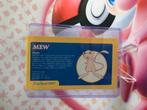 Pokemon Mew Pokédex Kaart Stats, Hobby en Vrije tijd, Verzamelkaartspellen | Pokémon, Verzenden, Zo goed als nieuw, Losse kaart