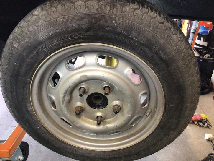 4x JANTES TOLE POUR PORSCHE 911-356 origine, Auto-onderdelen, Banden en Velgen, Band(en), Winterbanden, Ophalen