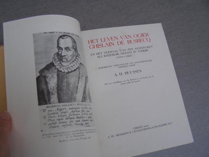 Het leven van Ogier Ghislain de Busbecq : A.H. Huussen, Boeken, Geschiedenis | Wereld, Gelezen, Overige gebieden, Ophalen of Verzenden