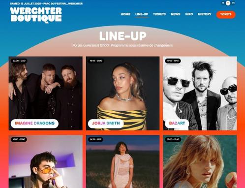1 ticket voor Werchter Boutique 'Golden Circle' 12.07.25, Tickets en Kaartjes, Concerten | Overige, Eén persoon