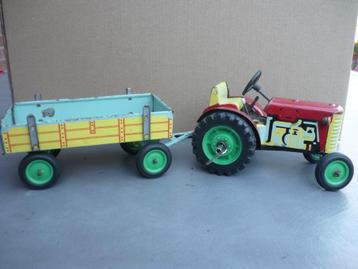 Speelgoed - KDN-tractor met aanhanger