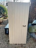 ANTIEKE OUDE HOUTEN DEUR ZEER STEVIG, Doe-het-zelf en Bouw, Ophalen, Gebruikt, 80 tot 100 cm, Binnendeur