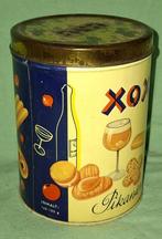 Oud koekjesblik XOX, Verzamelen, Ophalen of Verzenden