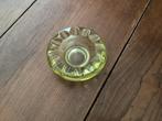Groene vintage asbak, Ophalen of Verzenden