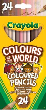 Crayola - Colors Of The World - Kleurpotloden - 24 Kleuren, Ophalen of Verzenden, Nieuw, Knutselen