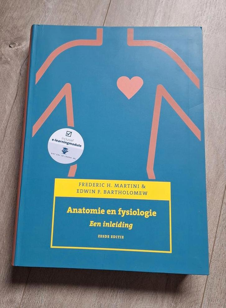 Frederic H. Martini - Anatomie en fysiologie, een inleiding, Boeken, Schoolboeken, Zo goed als nieuw, Nederlands, Ophalen