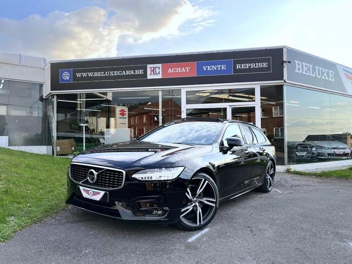VOLVO V90 2.0 D4 AWD R-Design*AUTO*GPS*Leder*Reg*JA, Auto's, Volvo, Bedrijf, Te koop, V90, ABS, Alarm, Bluetooth, Boordcomputer
