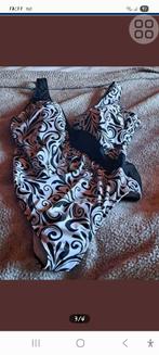 Leuk badpak. Wit /zwart, Kleding | Dames, Badmode en Zwemkleding, Ophalen, Badpak