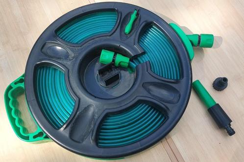 Waterslanghaspel voor op de camping, Caravans en Kamperen, Mobilhome-accessoires, Zo goed als nieuw, Ophalen