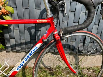 Eddy Merckx retro koersfiets, frame 53, Campagnolo, Minder dan 10 versnellingen, Gebruikt, 26 inch, 49 tot 53 cm