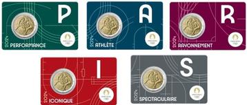 Frankrijk 2024 - Olympische Spelen - coincard - serie of los