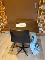 Vintage bureau schoolbank +stoel, In hoogte verstelbaar, Ophalen of Verzenden, Zo goed als nieuw, Bureau