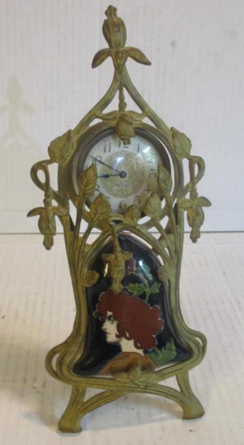 carreau d'horloge art nouveau Carl Luber vrr Johann von Schw, Antiquités & Art, Antiquités | Horloges, Envoi