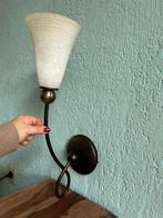 landelijke wandlamp koper, Huis en Inrichting, Ophalen, Zo goed als nieuw, Glas, Landelijk