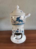 Theepot van decor Moustiers GF, Antiek en Kunst, Ophalen of Verzenden