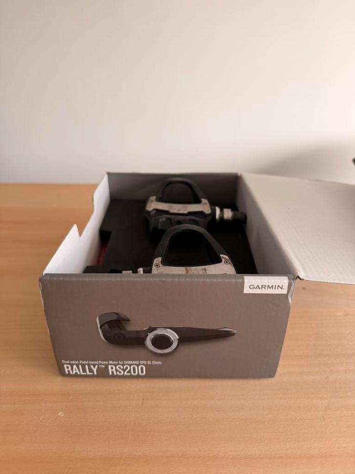 Garmin Rally RS200 powermeter pedalen, Fietsen en Brommers, Fietsonderdelen, Zo goed als nieuw, Ophalen of Verzenden