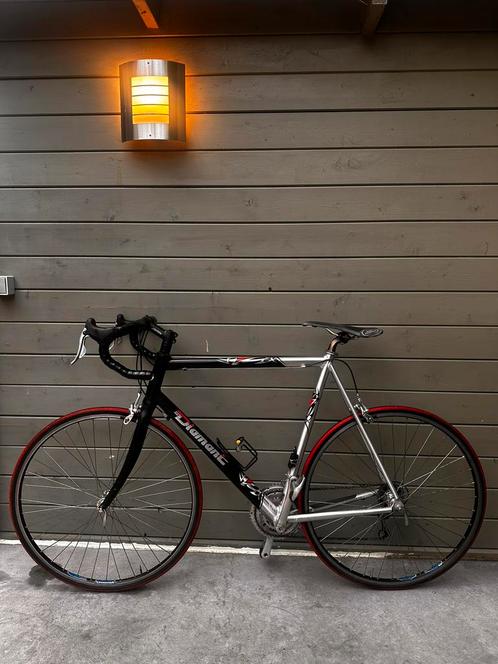 Diamant racefiets | Italiaanse Veloce-onderdelen | 63 cm, Fietsen en Brommers, Fietsen | Racefietsen, Zo goed als nieuw, Heren