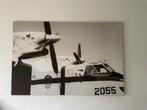 Vintage deco Zwart/Wit foto- art op doek, Huis en Inrichting, Woonaccessoires | Schilderijen, Tekeningen en Foto's, Ophalen, Zo goed als nieuw