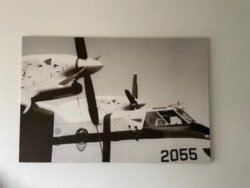 Vintage deco Zwart/Wit foto- art op doek beschikbaar voor biedingen