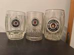 Trois verres à bière différents : Brasserie Campina Desschel, Collections, Enlèvement ou Envoi, Utilisé, Verre ou Verres, Autres marques