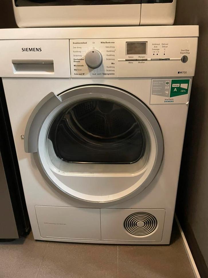 Siemens IQ700 WT46W562FG droogkast - energieklasse A, Elektronische apparatuur, Droogkasten, Gebruikt, Condens, Voorlader, 6 tot 8 kg
