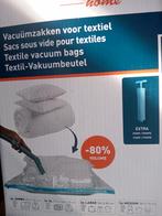 Vacuumzakken textiel, Ophalen